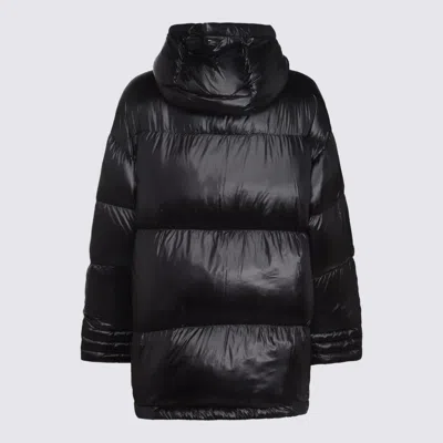 Herno Laminar Laminar Glazed Ripstop Oversize Down Jacket In Nero