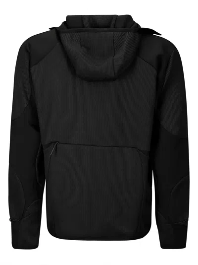 Shop Heliot Emil Canopy Tech Hoodie In Black