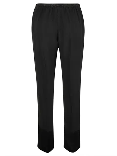 Forte Forte Stretch Crepe Cady Flared Pants In Black