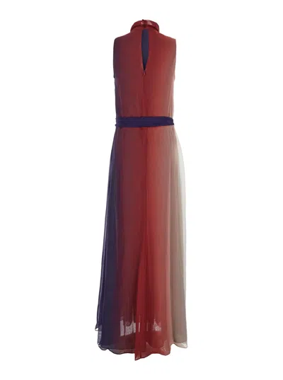 Forte Forte Sleeveless Gradient-effect Maxi Dress In Multicolour