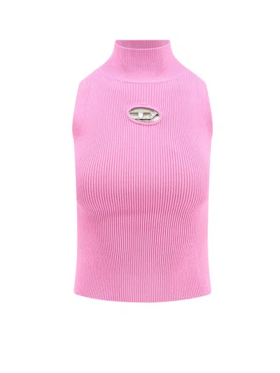 Shop Diesel Top In Fuschia