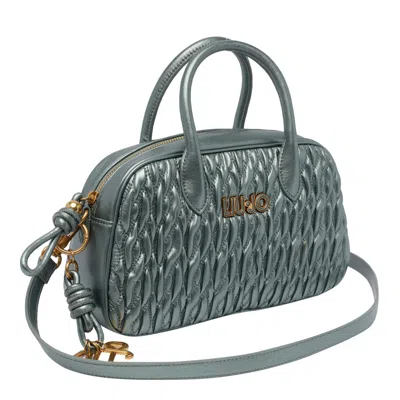 Shop Liu •jo Medium Logo Handbag Liu-jo In Green