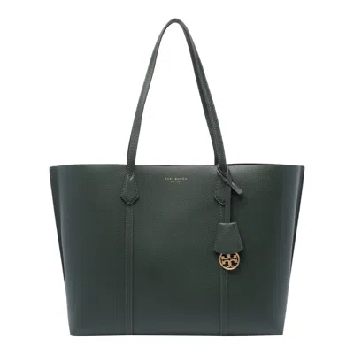 Shop Tory Burch Perry Tote Bag In Basil