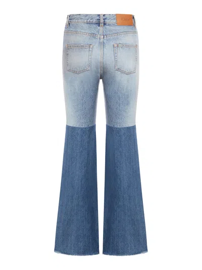 Shop Chloé Flared Denim Jeans