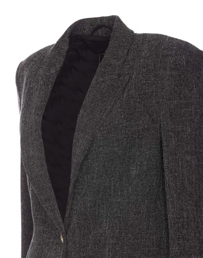 Shop Liu •jo Blazer In Grigio