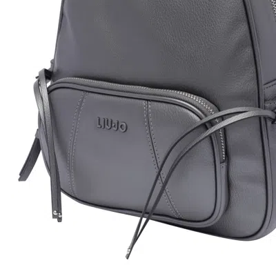 Shop Liu •jo Backpack In Grigio