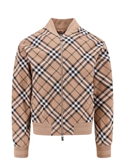 Shop Burberry Jacket In Linden Ip Check