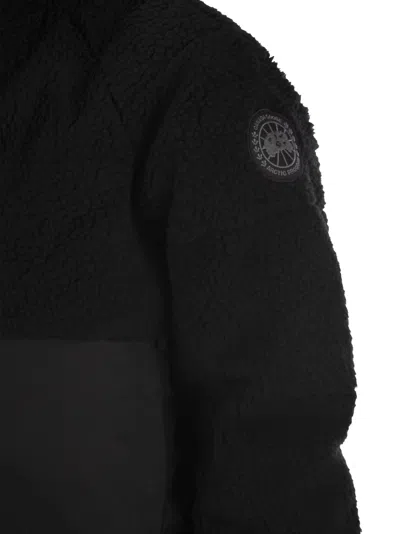 Shop Canada Goose Elora Puffer - Short Down Jacket In Black