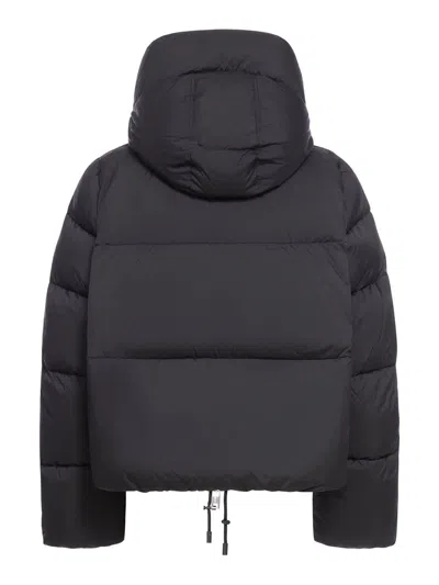 Shop Sportmax High Neck Zip-up Jacket In Black