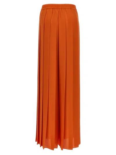 Gianluca Capannolo Orange Pleated Pants In Orange