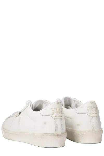 Shop Golden Goose Match Star Low-top Sneakers In White