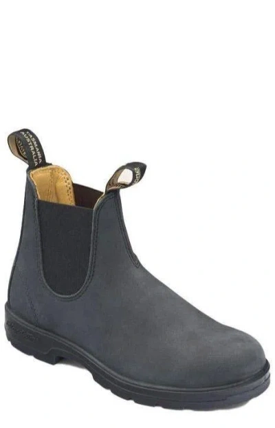 Blundstone Beatles In Black Gray Leather In Black