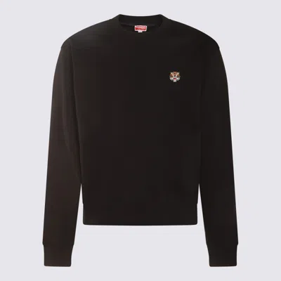 Shop Kenzo Black Cotton Sweatshirt