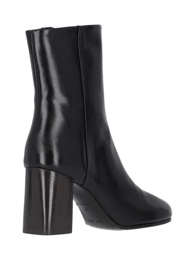 Shop Lemaire Anatomical Ankle Boots In Black