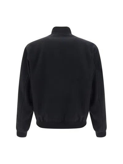 Versace Wild Barocco Reversible Bomber Jacket In Marrone E Oro