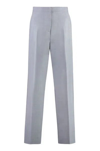 Shop Calvin Klein Straight-leg Trousers In Grey