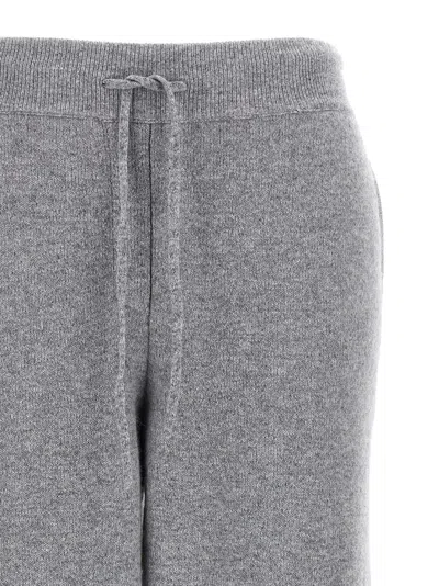 Loulou Studio Grey Hespero Shorts In Grey Melange