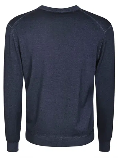 Drumohr Cotton Jersey In Blue