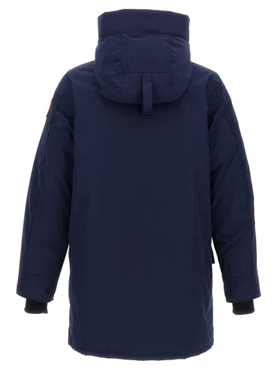 Shop Canada Goose Langford Parka In Atlantic Navy