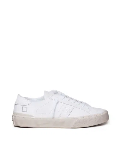 Date D.a.t.e. Hill Low Used Shoes In Wh White