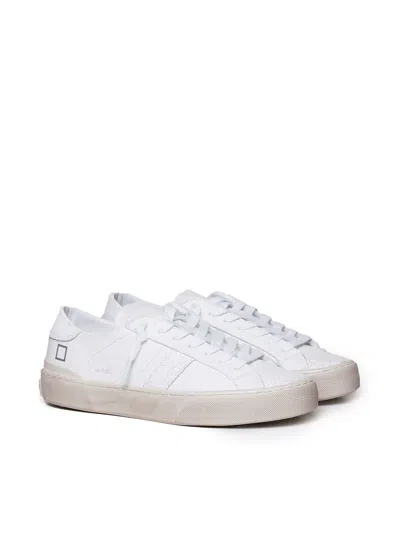 Date D.a.t.e. Hill Low Used Shoes In Wh White