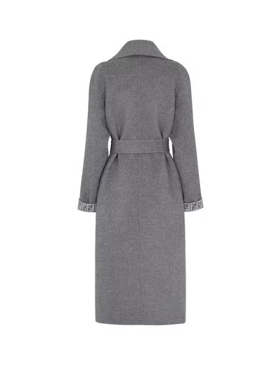 Shop Fendi Coat In Pete