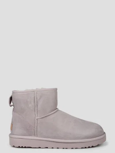 Ugg Light Gray 'mini' Boots In Gray