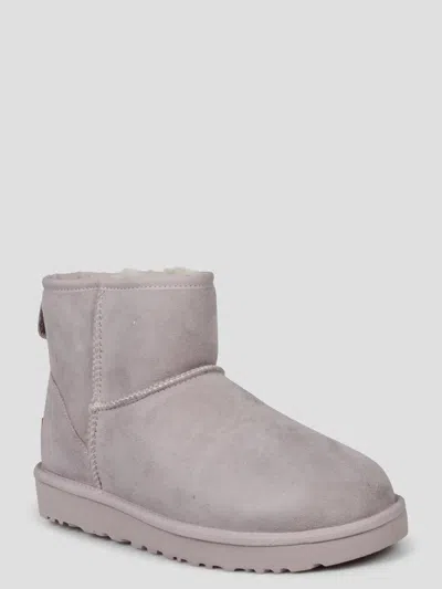 Ugg Light Gray 'mini' Boots In Gray