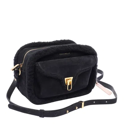 Shop Coccinelle Beat Crossbody Bag In Noir/noir