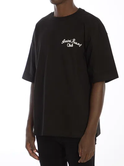 Shop Amiri Resort Club T-shirt In Black