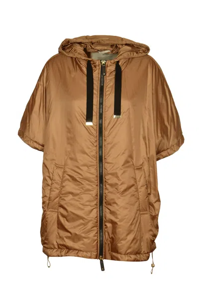 Shop Max Mara The Cube Greenci Jacket In Brown