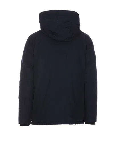 Woolrich Down Jackets In Blu