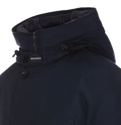 Woolrich Down Jackets In Blu
