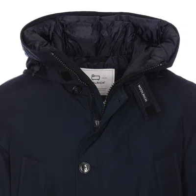 Woolrich Down Jackets In Blu