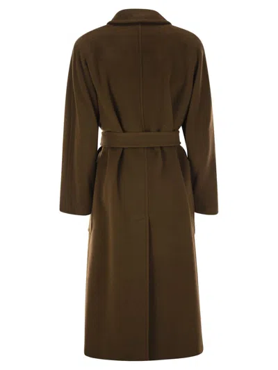 Max Mara Women's Attuale123 Coat In Leather Brown