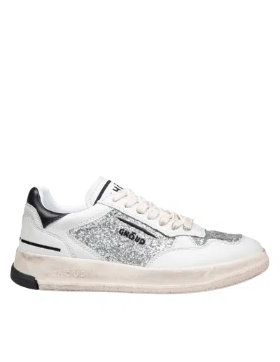 Ghoud Ghōud Tweener Sneakers In White/silver
