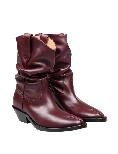 Maison Margiela Tabi Heeled Ankle Boots In T5080