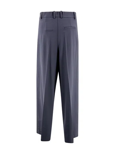 Shop P.a.r.o.s.h Straight Trousers In Blu