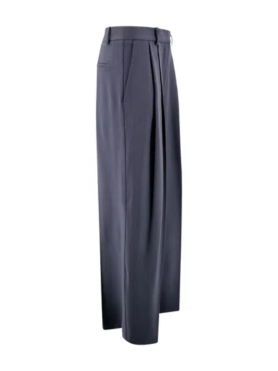 Shop P.a.r.o.s.h Straight Trousers In Blu