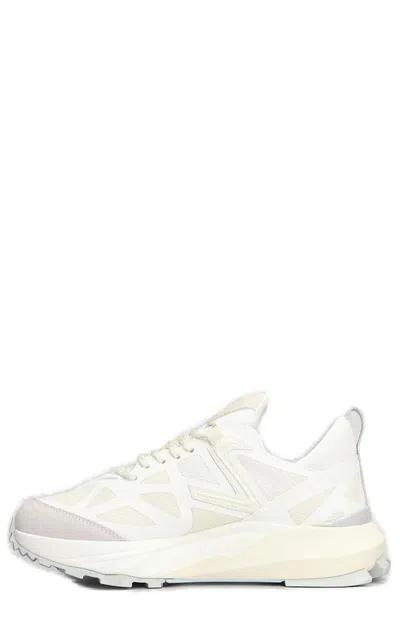 Philippe Model Rocx Low Sneakers In White Fabric