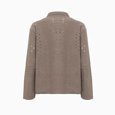 Roa Pullover Mit Lochmuster In Neutrals