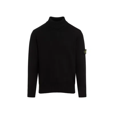 Shop Stone Island Cotton Pullover In Black