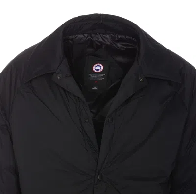 Shop Canada Goose Lodge Coach Down Jacket In Black