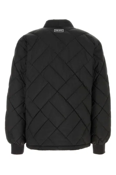 Shop Kenzo Black Polyester Down Jacket