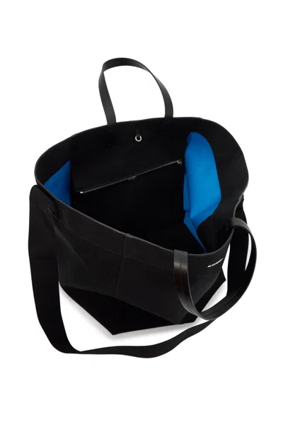 Jil Sander Utility Tote Bag In Black