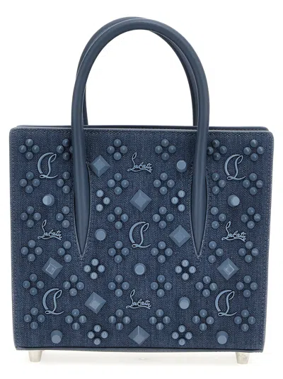 Shop Christian Louboutin Paloma Handbag In Blue