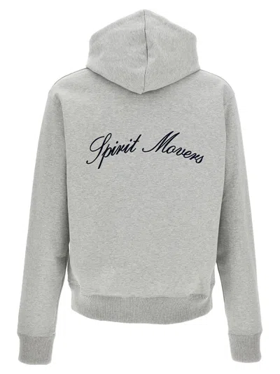 Shop Wales Bonner Howard Hoodie In Grey