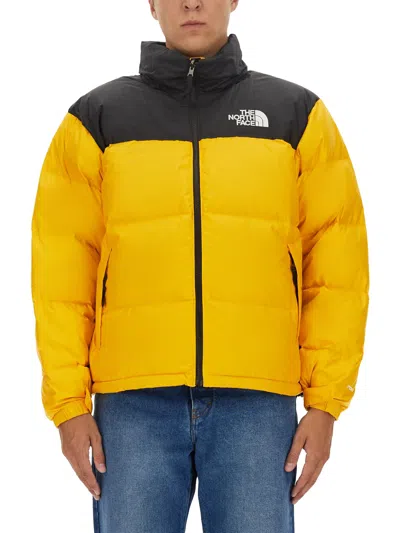 The North Face 1996 Nuptse Retro Jacket In Yellow/black