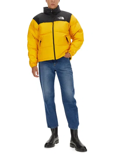The North Face 1996 Nuptse Retro Jacket In Yellow/black