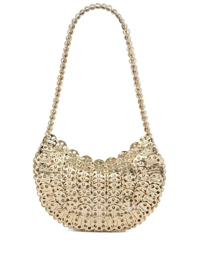 Shop Rabanne Gold 1969 Moon Bag In Golden